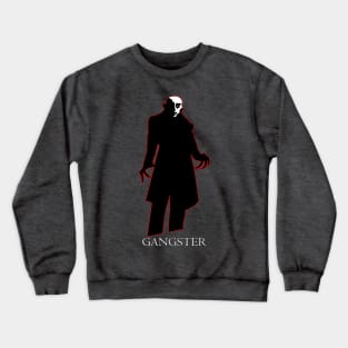 Nosferatu Gangster vampire dracula vintage horror novelty Crewneck Sweatshirt